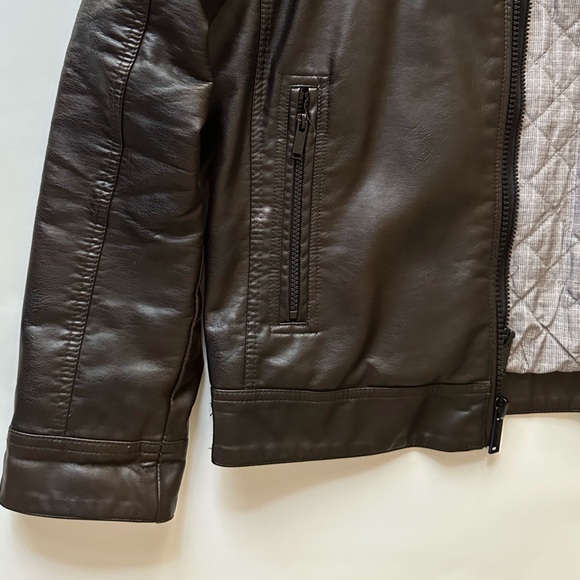 Men’s Calvin Klein Faux Leather Jacket - Picture 11 of 13